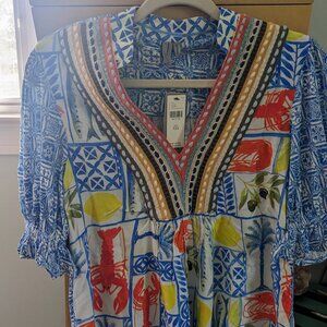 NWT Anthropologie Bl-nk Stephanie Top XXS